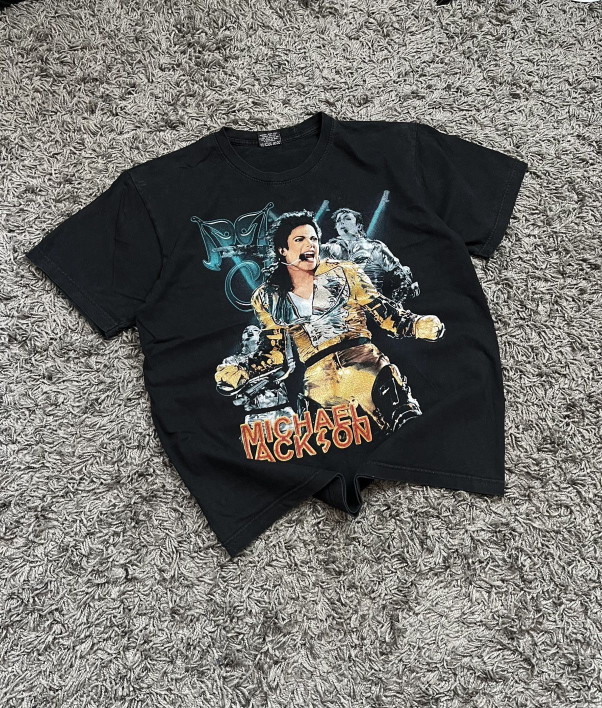 Michael Jackson Rare Michael Jackson "King of Pop" Portrait Tee REO Tag Size US L / EU 52-54 / 3 - 1 Thumbnail