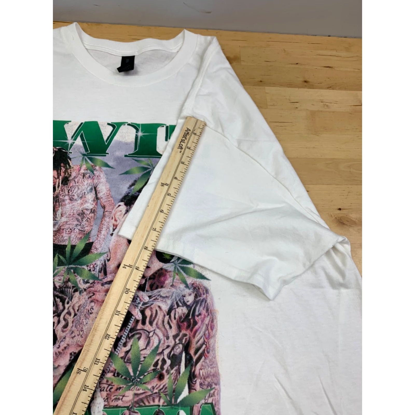 Gildan Wiz Khalifa Shirt Mens XL White Hip Hop Vintage Style Rap T-Shirt Size US XL / EU 56 / 4 - 6 Thumbnail