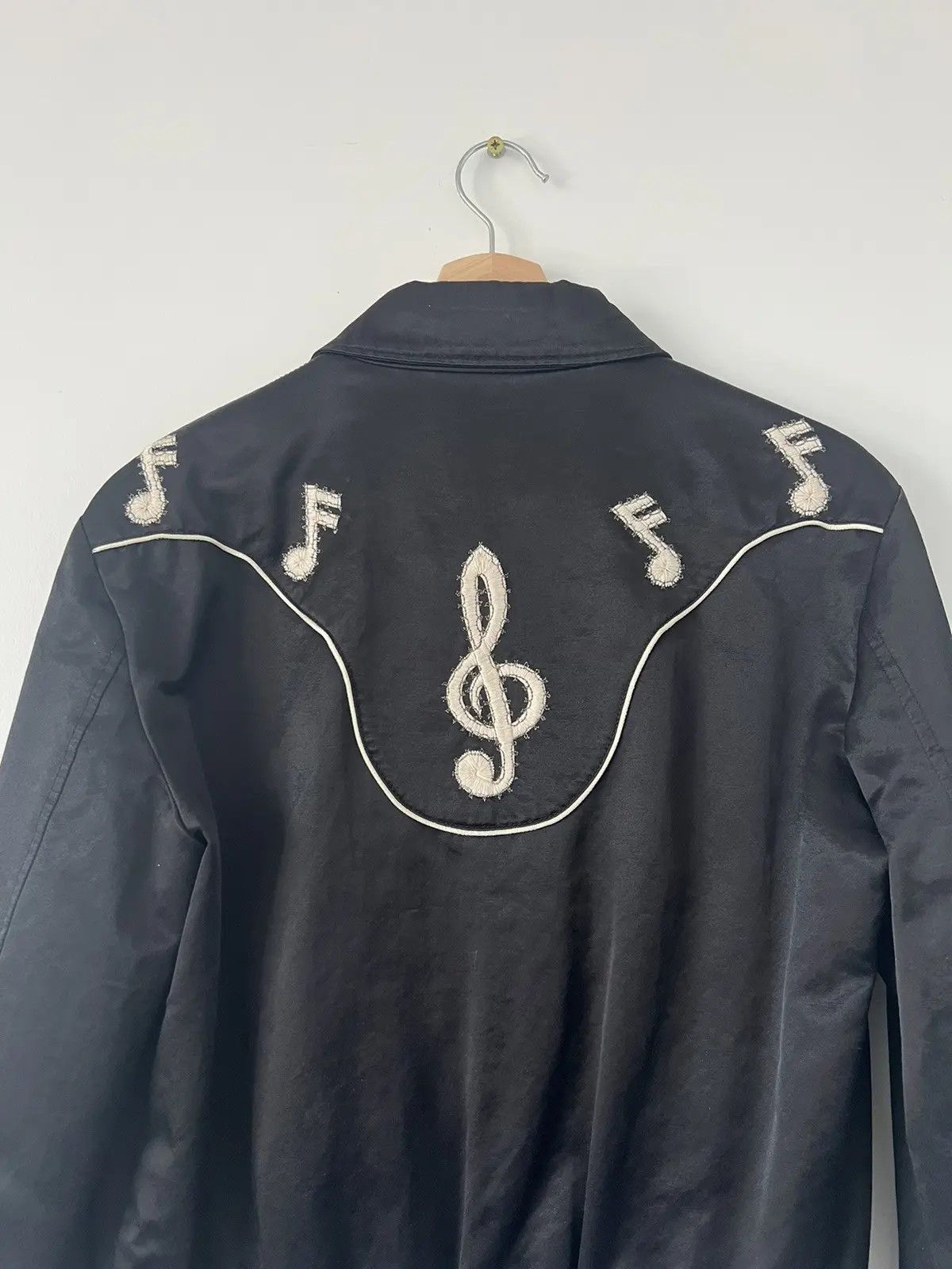 Saint Laurent Paris 16FW Silk Music Note Jacket Size US M / EU 48-50 / 2 - 6 Thumbnail