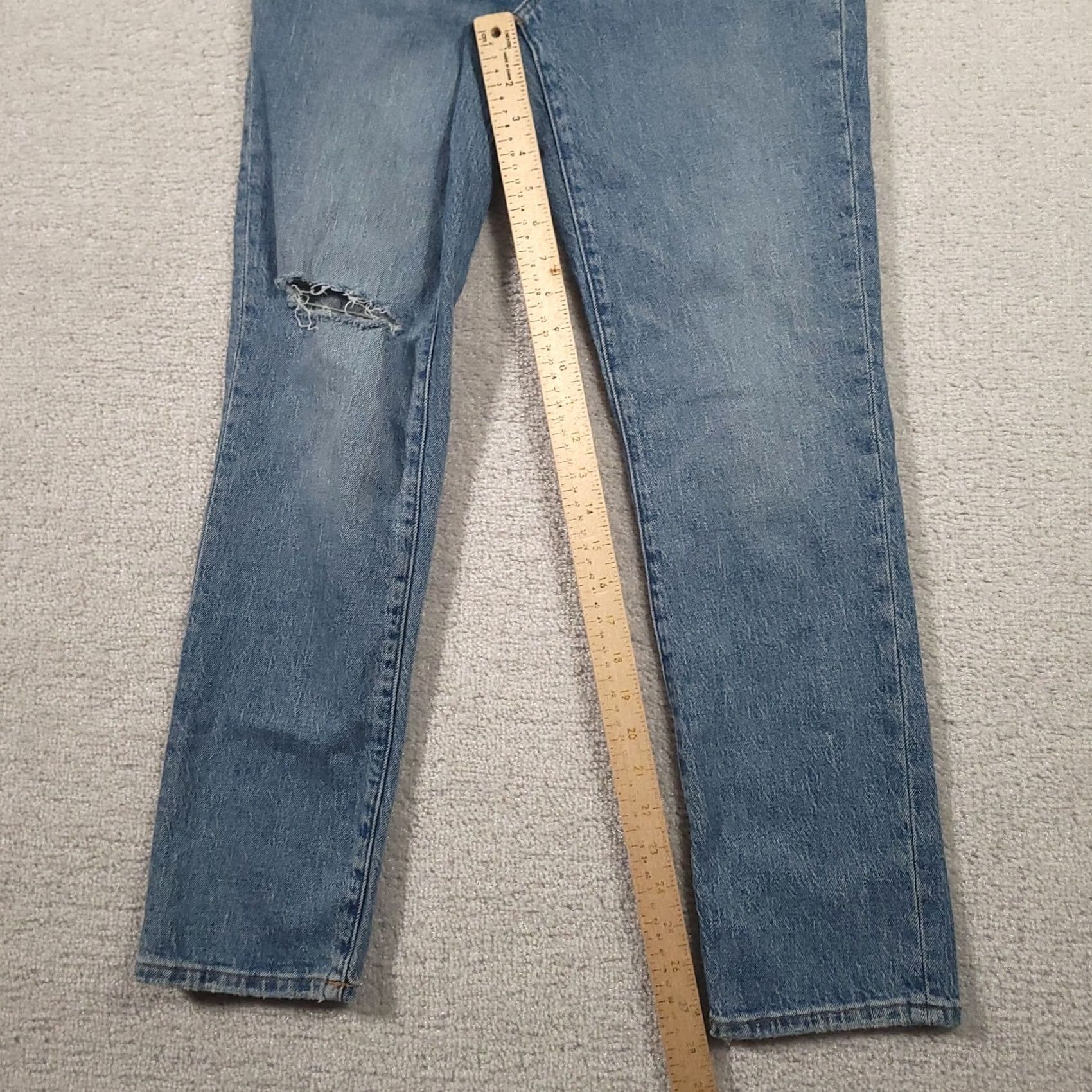 Madewell Madewell Jeans The Perfect Vintage 26 Blue Mid Rise Straight Medium Wash Womens Jeans Size 26" / US 2 / IT 38 - 5 Thumbnail