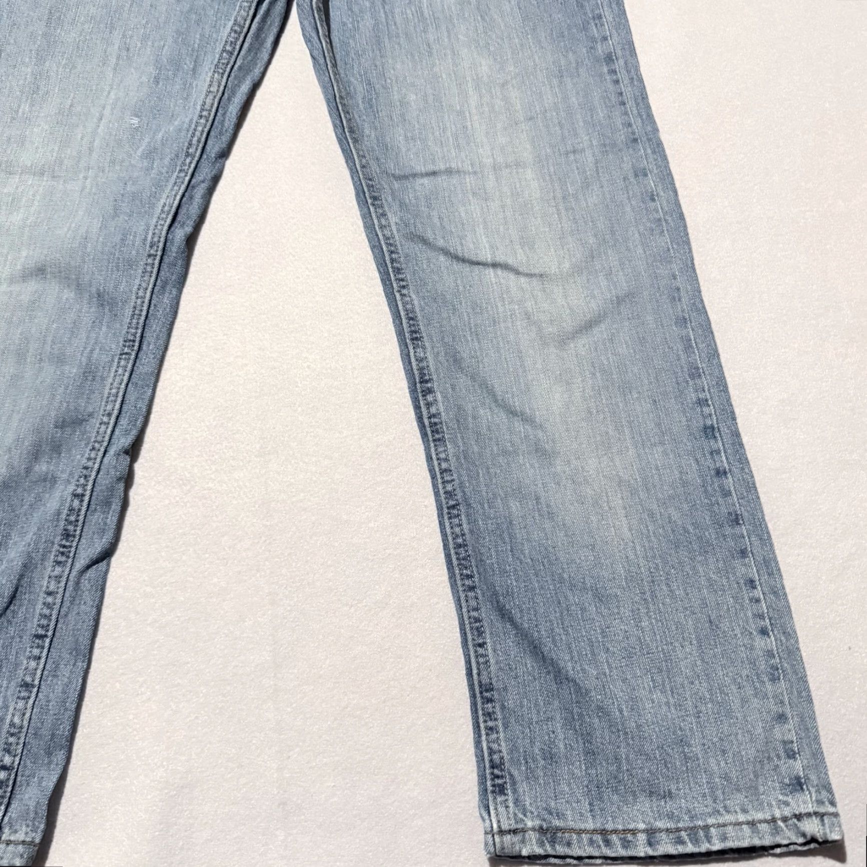 Wrangler Wrangler Jeans Men Blue Denim Classic Relaxed Fit Straight Zip Fly - 32x30 Size US 32 / EU 48 - 4 Thumbnail