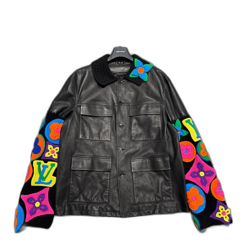 ジャケット・アウター Louis Vuitton Flower Embroidered Jacket PAUSE or Skip: Louis Vuitton Flower Embroidered Denim Jacket