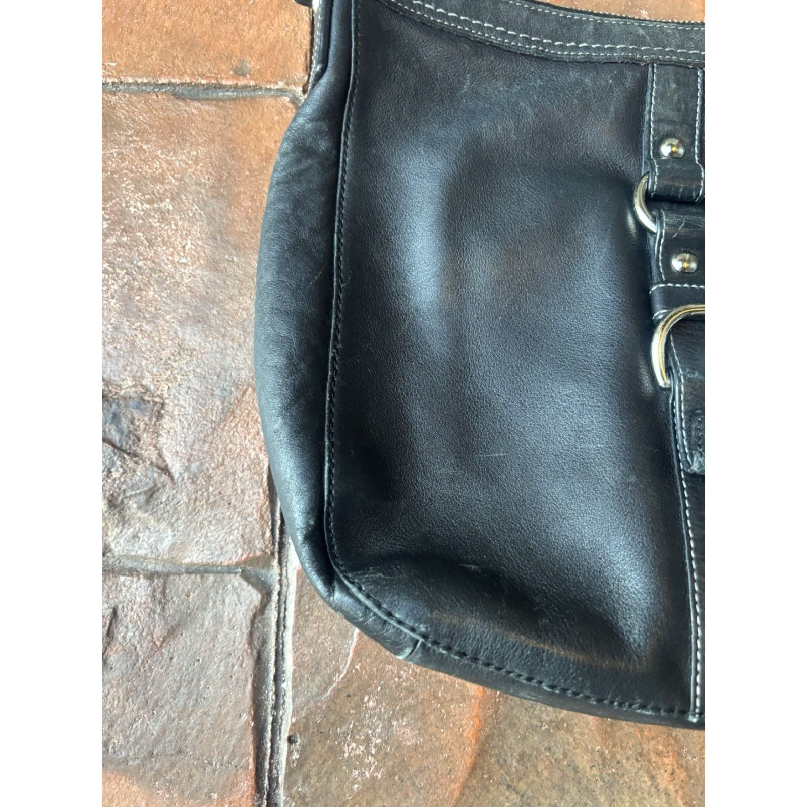 Coach Y2K Coach Chelsea Leather Shoulder Bag Black Medium Women Size ONE SIZE - 4 Thumbnail