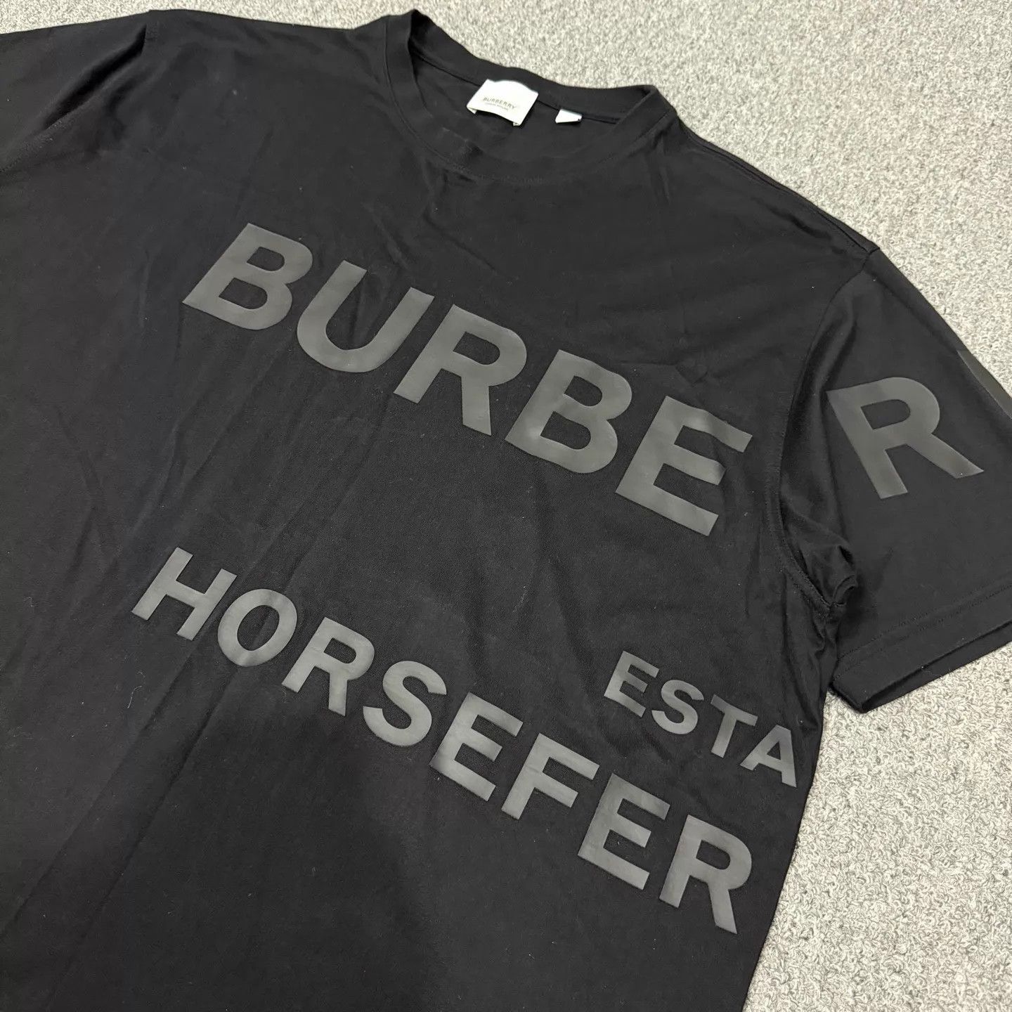 Burberry Burberry Black Logo T-Shirt L 99 new Size US L / EU 52-54 / 3 - 3 Thumbnail