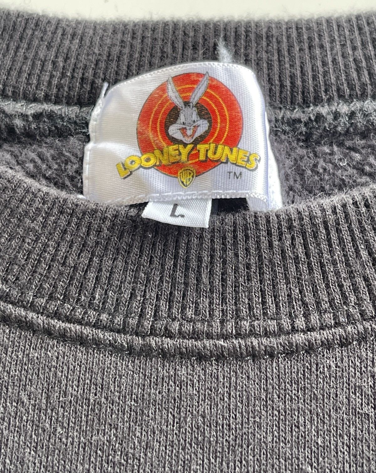 Vintage 90s Looney Tunes Tweety Crewneck Sweatshirt Size L / US 10 / IT 46 - 6 Thumbnail