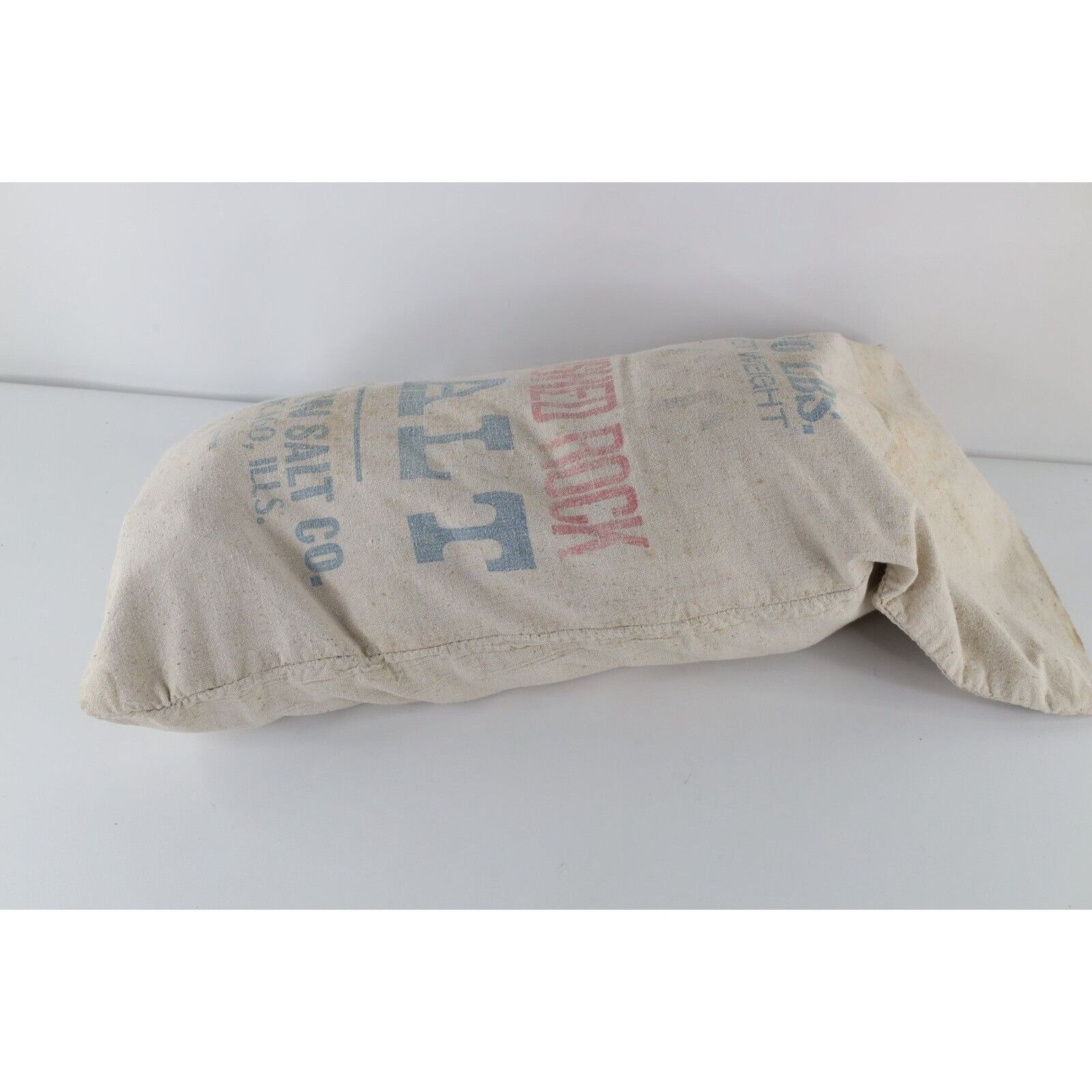 Vintage Vintage 20s 30s Morton Salt Co Crushed Rock Salt Bag Size ONE SIZE - 5 Thumbnail
