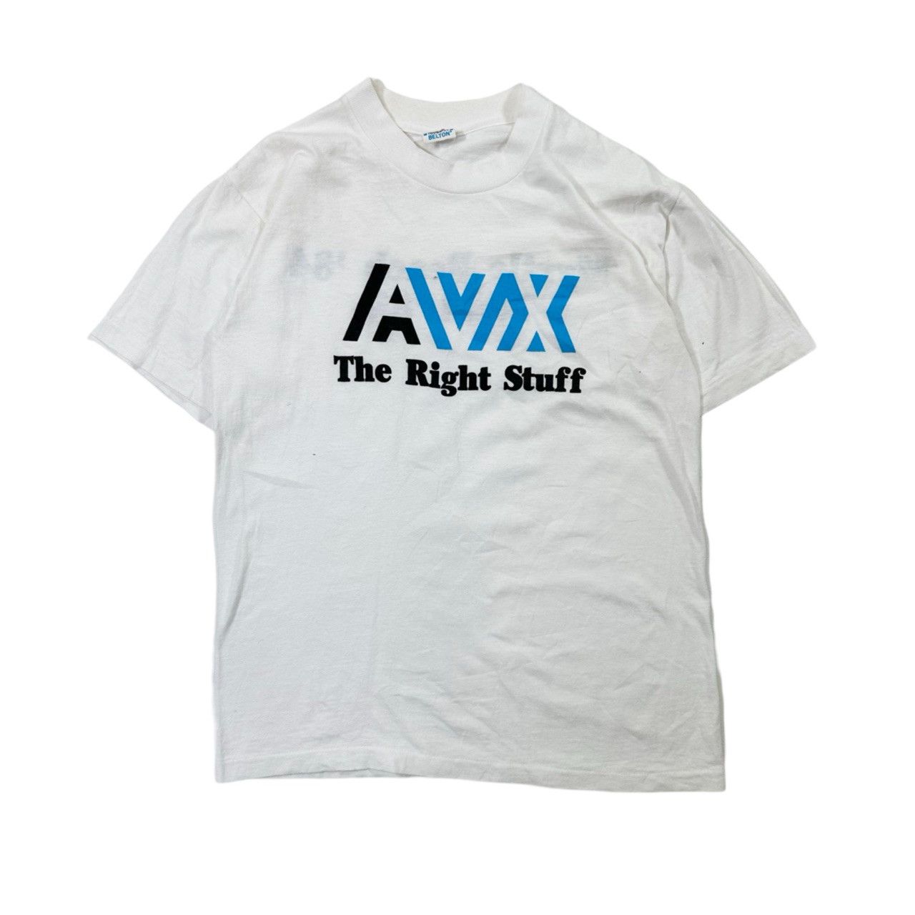 Vintage Vintage 90s Single Stitch AVX The Right Stuff Promo Graphic Size US S / EU 44-46 / 1 - 1 Thumbnail