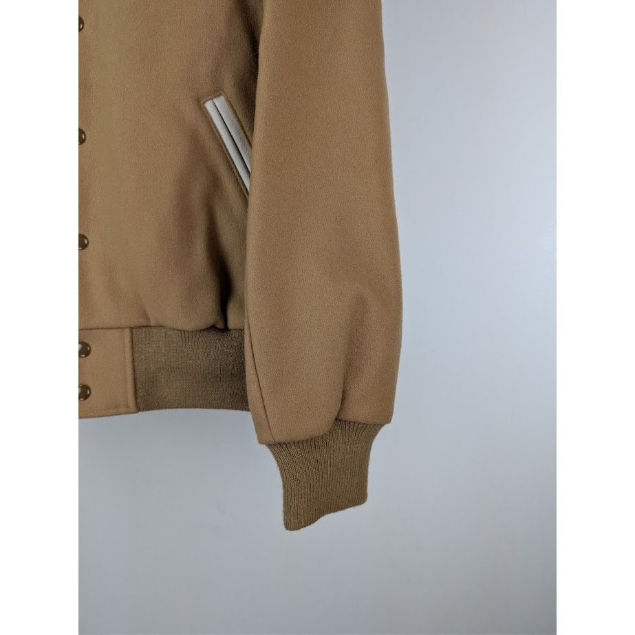 Aime Leon Dore o1rshd1 Crest Varsity Jacket in Camel Stone / Naked Size US L / EU 52-54 / 3 - 5 Thumbnail
