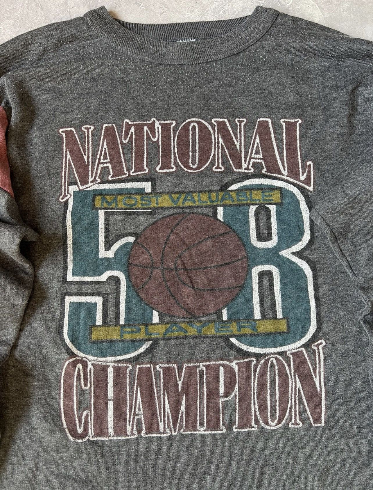 Vintage Vintage Sweatshirt National Basketball Champion Size US M / EU 48-50 / 2 - 7 Thumbnail