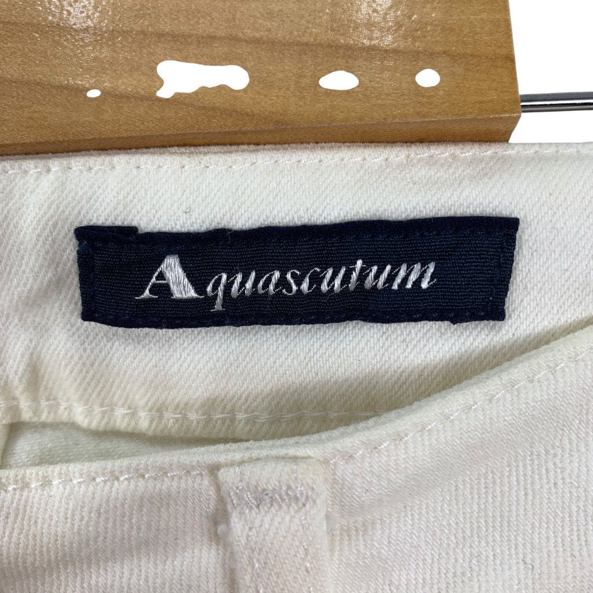 Aquascutum AQUASCUTUM Japanese Brand Slim Fit Denim Jeans Pants Size 28" / US 6 / IT 42 - 9 Thumbnail