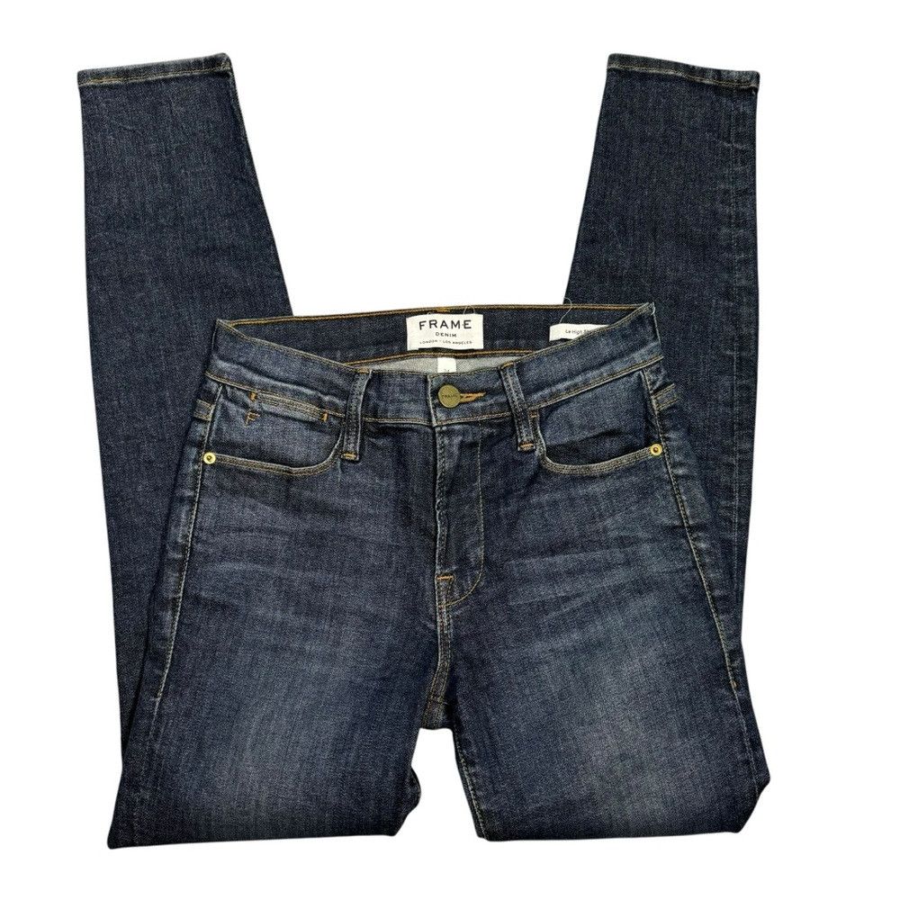 Frame FRAME Le High Skinny in Harvard Jeans Size 24 Size 24" / US 00 / IT 34 - 3 Thumbnail