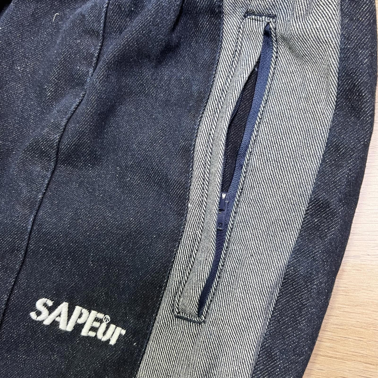 Designer SAPEur Denim Track Pants Size US 32 / EU 48 - 5 Thumbnail