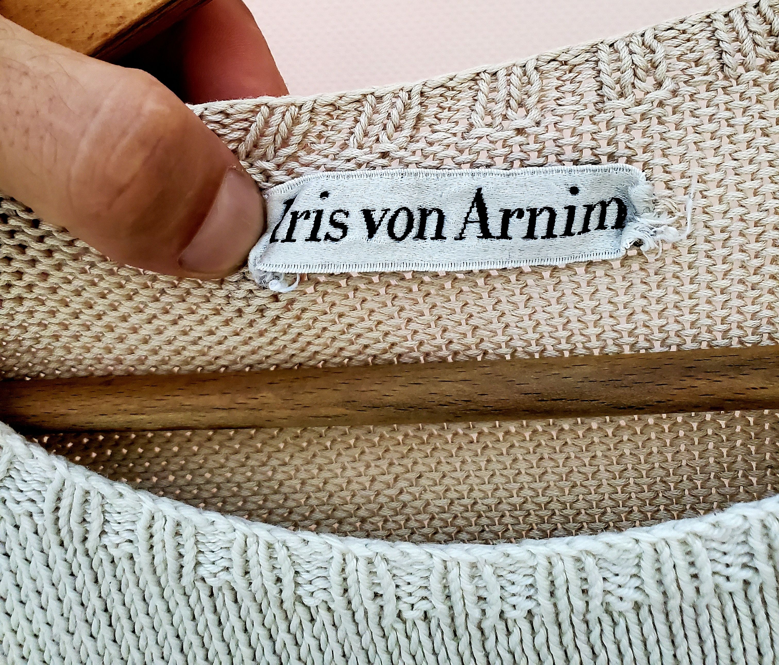 Iris von Arnim Archive 80's Iris Von Arnim Rare Graphic Knit Sweater L Size US L / EU 52-54 / 3 - 3 Thumbnail