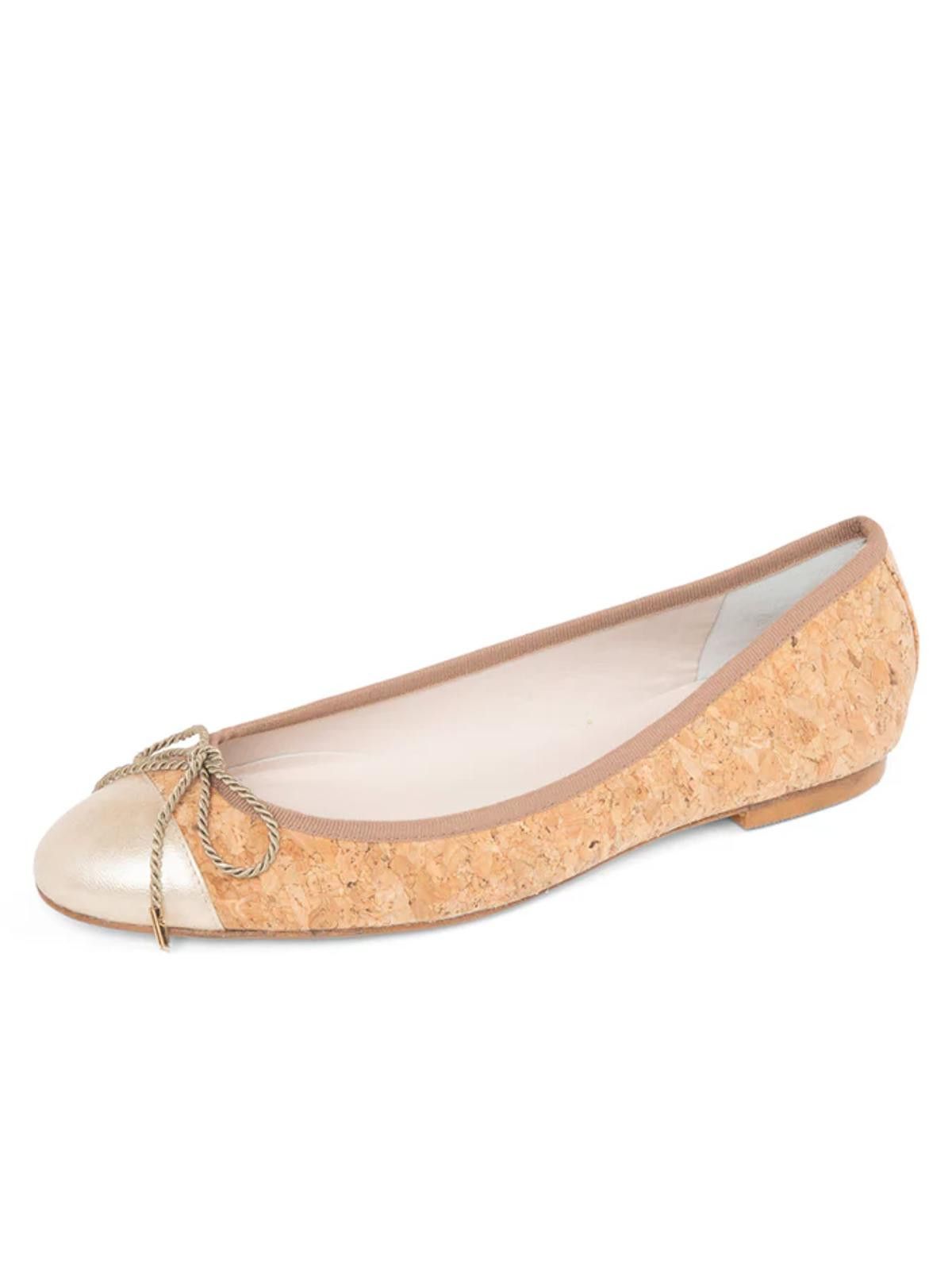Designer Paul Mayer Attitudes Love Cork Ballet Flat - Size 6.5B -NIB Size US 6.5 / IT 36.5 - 3 Thumbnail
