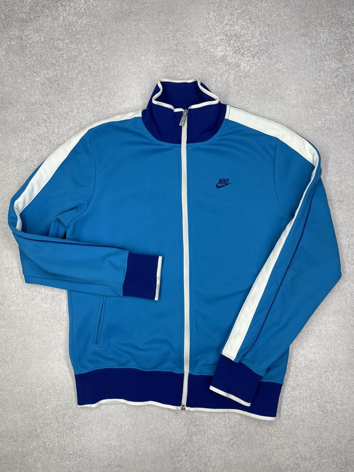 Nike Vintage Nike Track Jacket Blue Drill Y2K ACG TN Tech Size US M / EU 48-50 / 2 - 2 Thumbnail