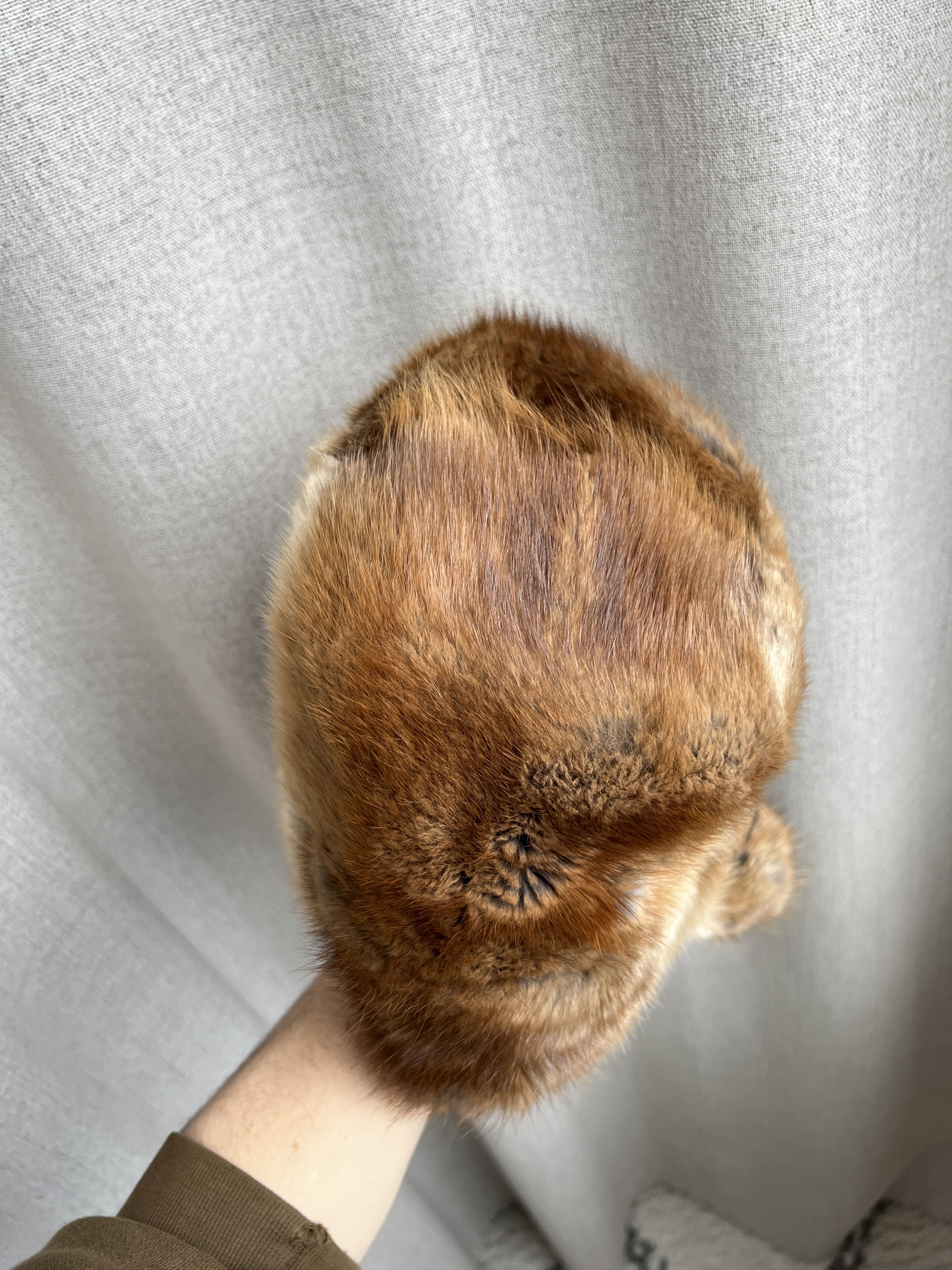 Vintage Vintage Avant Garde Real Fox Fur Brown Ushanka Hat Size ONE SIZE - 9 Thumbnail