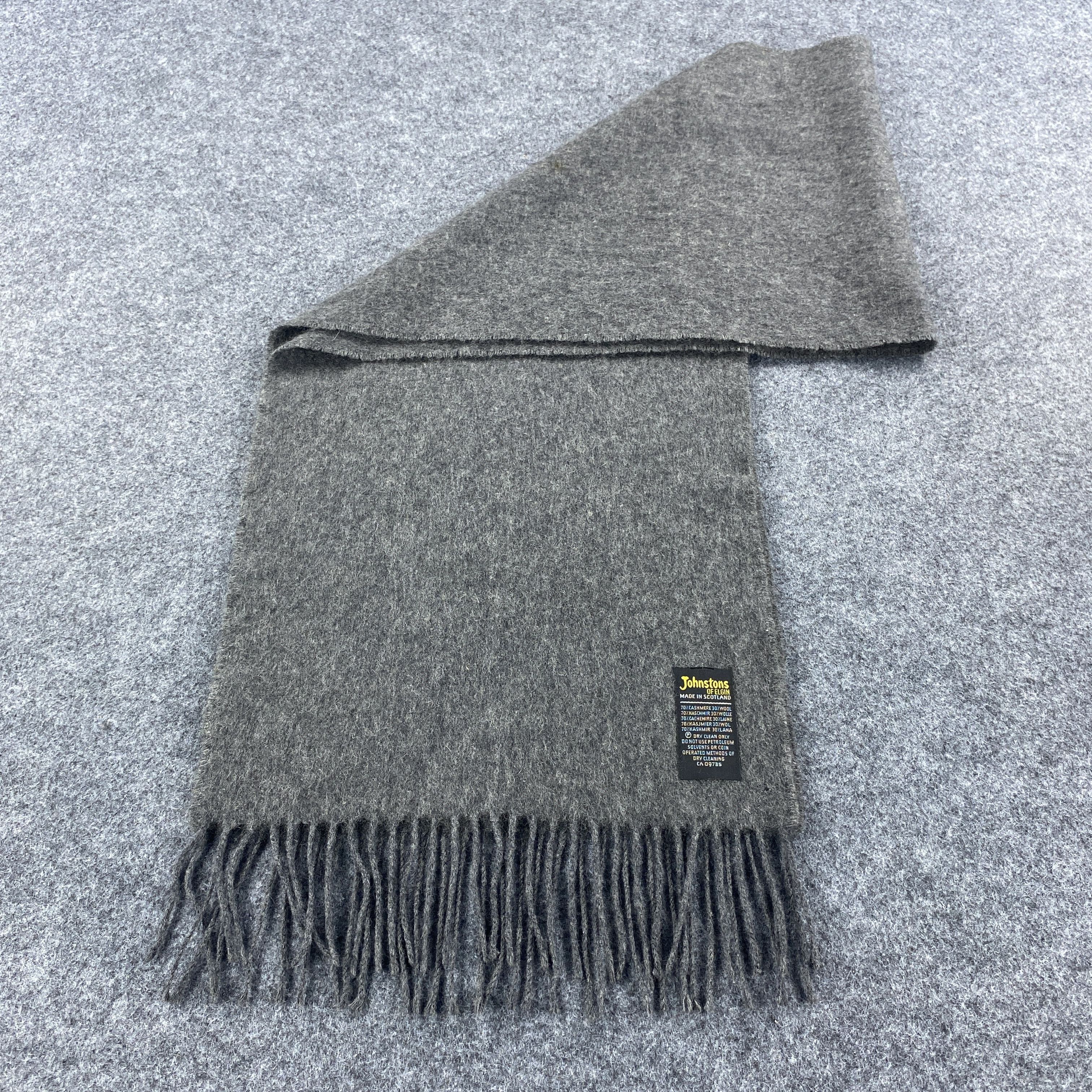 Johnstons Of Elgin × Vintage Johnstons of Elgin Scarf # Muffler # Neckwear # D338 Size ONE SIZE - 6 Thumbnail