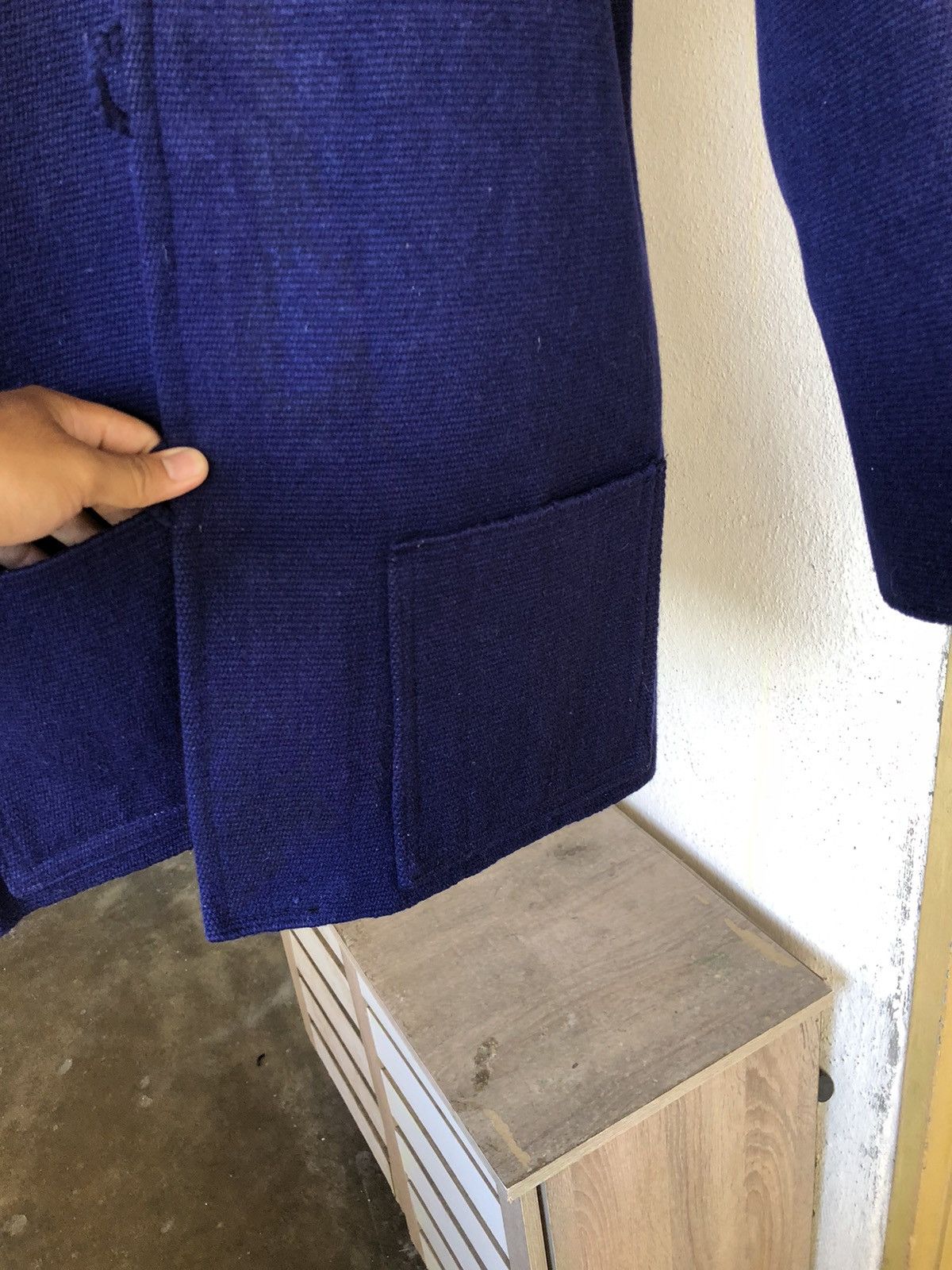 Vintage Rare🔥Vintage Chimayo Centinela HandWoven Wool Heavy Jacket Size US L / EU 52-54 / 3 - 12 Thumbnail