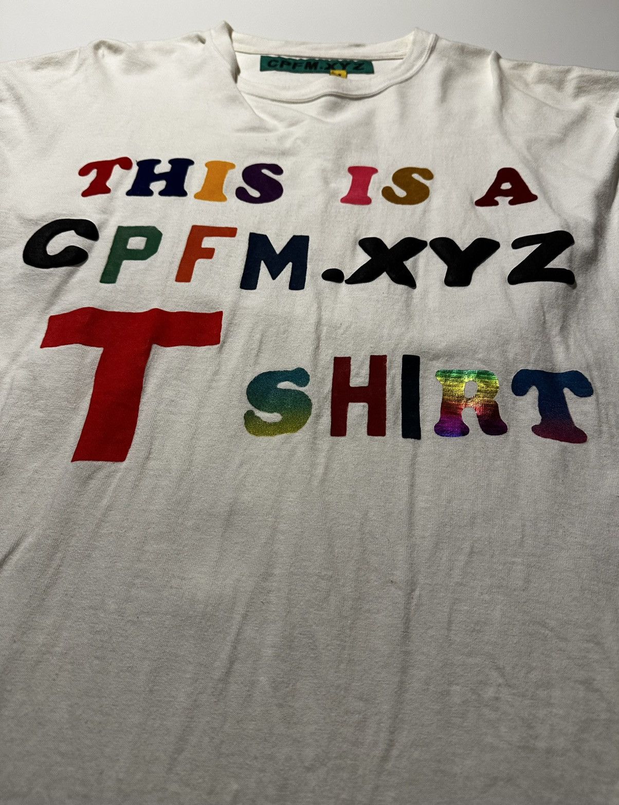 Cactus Plant Flea Market × Human Made THIS IS A CPFM.XYZ T SHIRT Size US XL / EU 56 / 4 - 5 Thumbnail