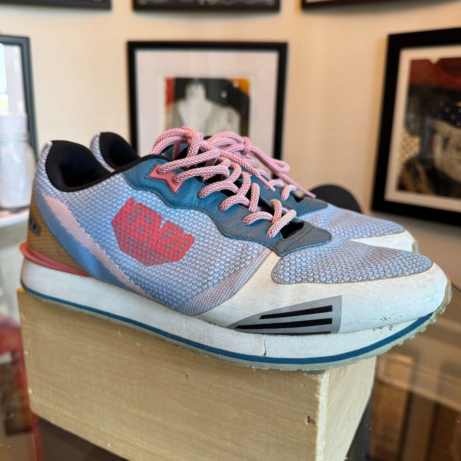 Kenzo Kenzo Sonic Low-Top Sneakers, Men’s 10.5, Great Condition Size US 10.5 / EU 43-44 - 1 Thumbnail
