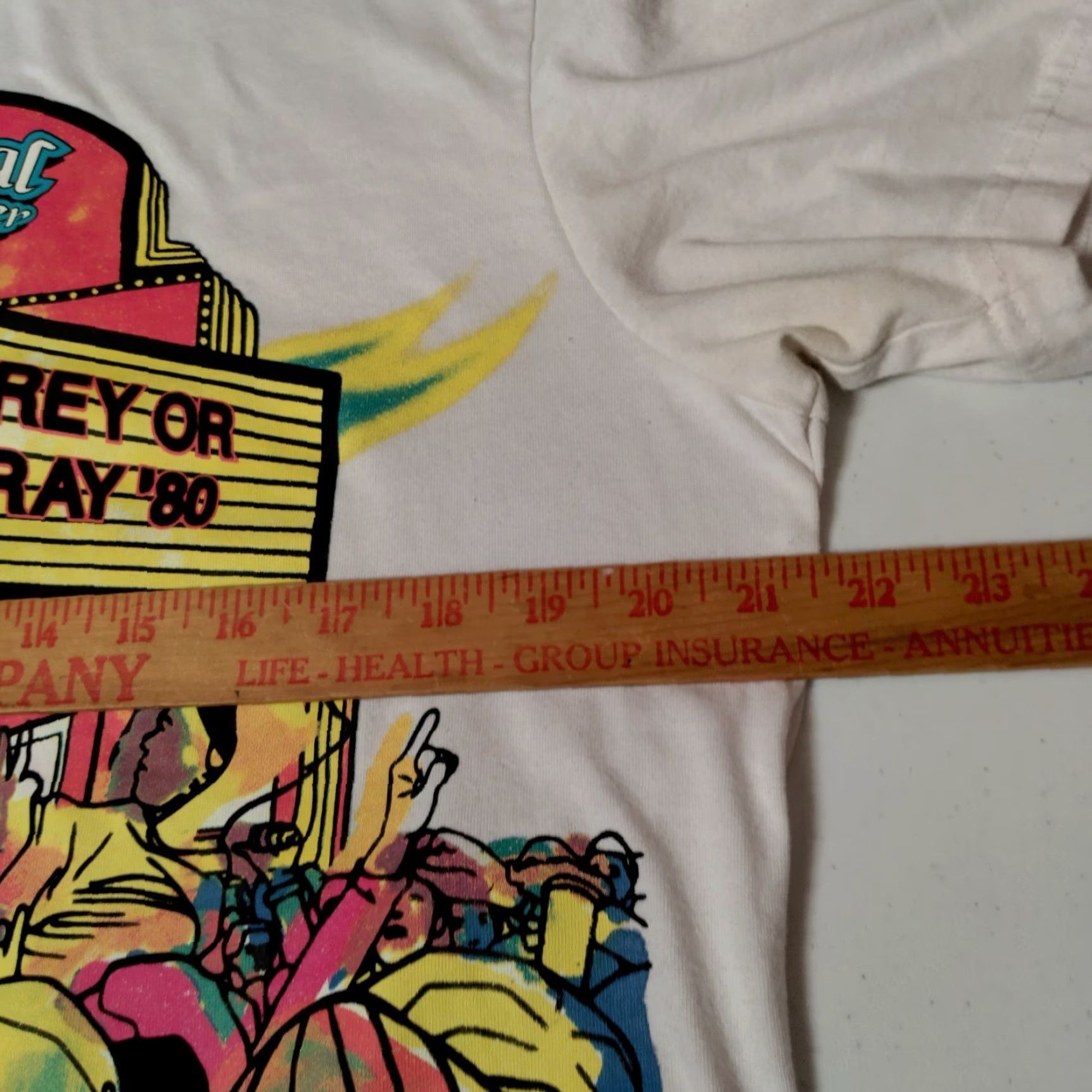 Imperial AKOO Shirt M White Crew Neck Short Sleeve Cotton Blend Graphic T' Hip Hop Imperial Theater Live Well Streetwear 80 Read Size US M / EU 48-50 / 2 - 6 Thumbnail
