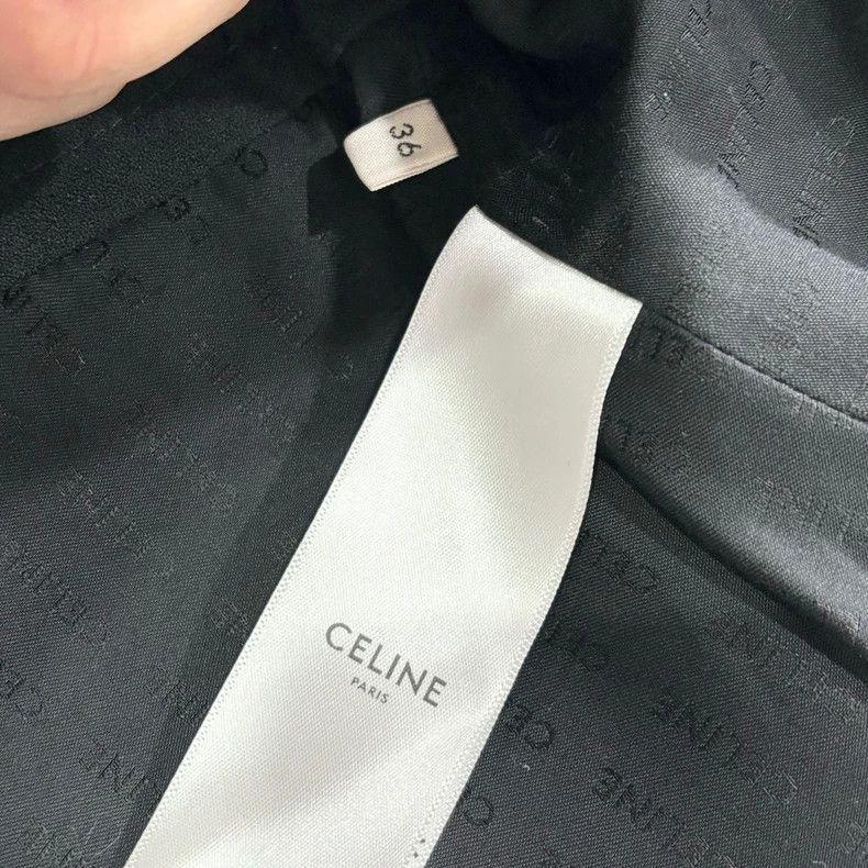 Celine Celine Houndstooth Wave Skirt Size 36 Size 34" / US 12 / IT 48 - 6 Thumbnail