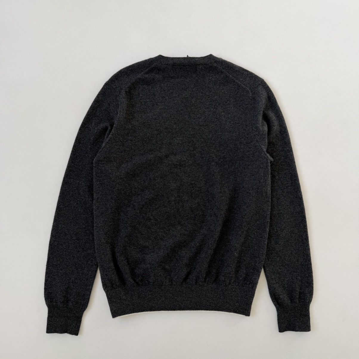Comme des Garcons A/W 04 Gray Wool V Neck Sweater Size US L / EU 52-54 / 3 - 12 Thumbnail