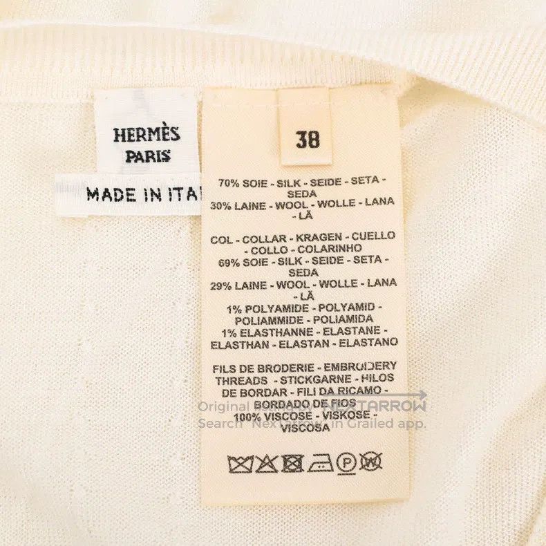 Hermes Hermes Cashmere Long Sleeve Sweater Size XS / US 0-2 / IT 36-38 - 8 Thumbnail