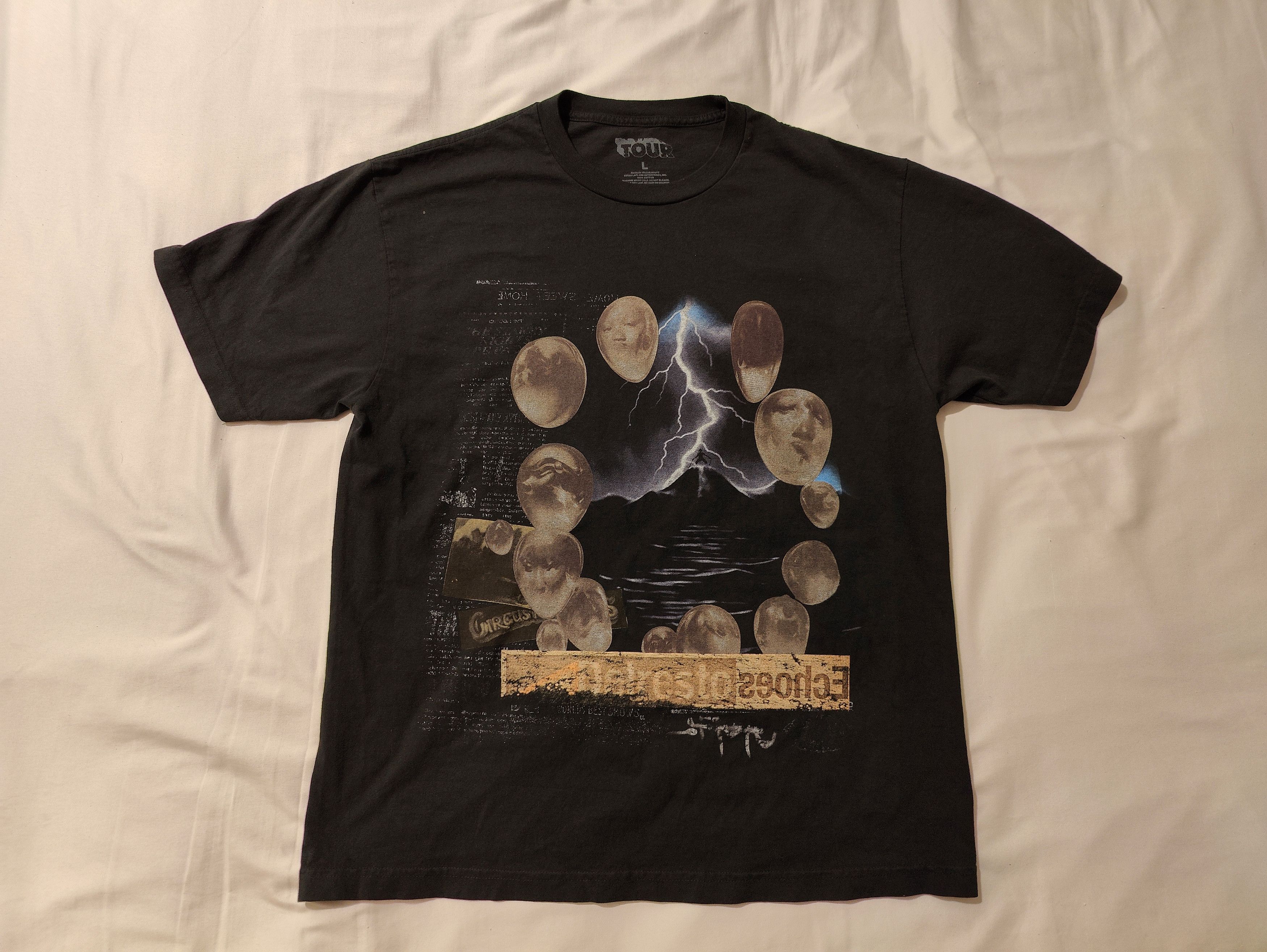 Travis Scott Travis Scott Delresto (Echoes) Tee - Circus Maximus Tour Size US L / EU 52-54 / 3 - 1 Thumbnail