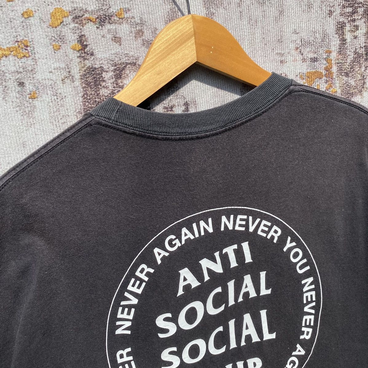 Anti Social Social Club Anti Social Social Club Never Again Never You Shirt SunFaded Size US XL / EU 56 / 4 - 9 Thumbnail