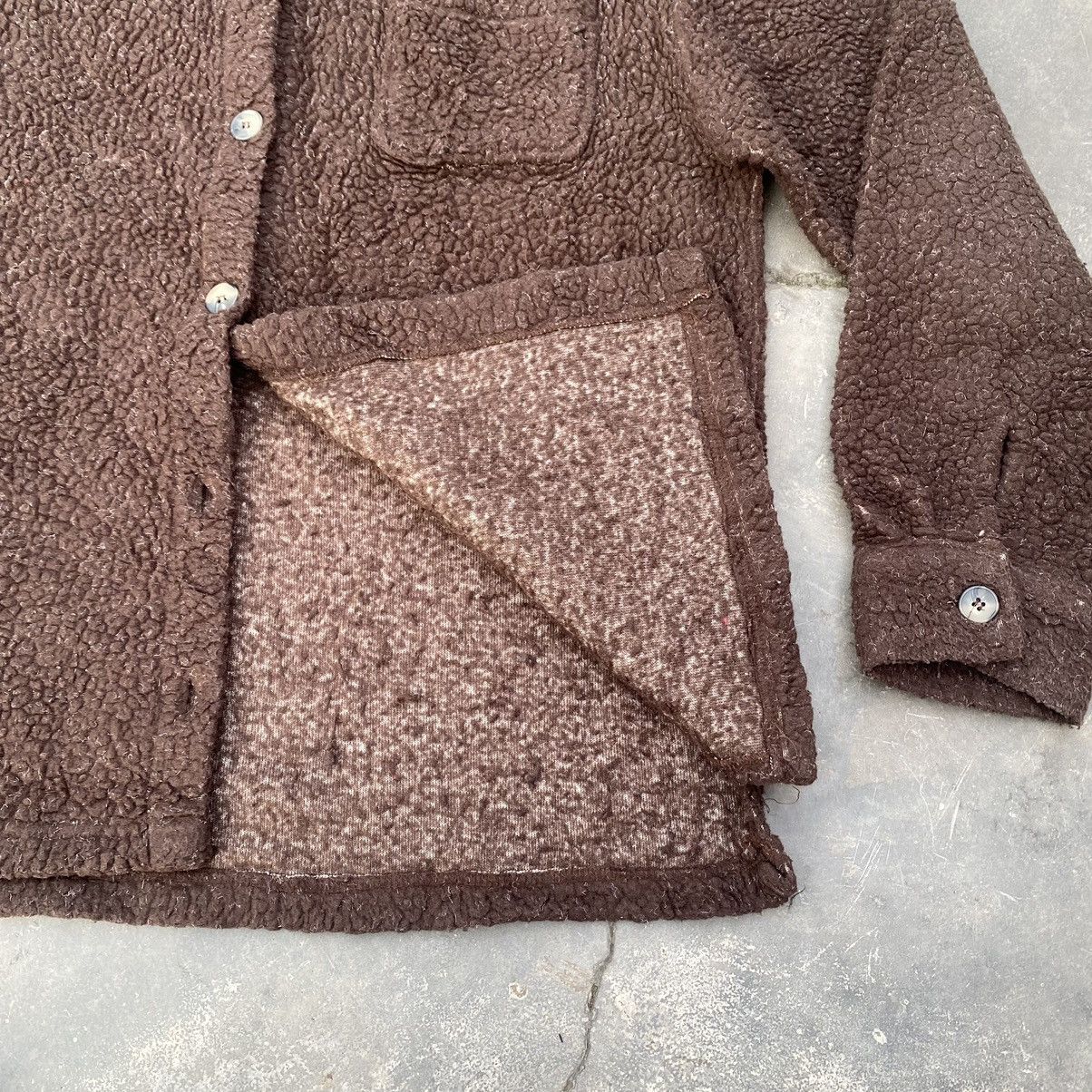 Vintage Vintage Deep Pile Fleece Button Up Size US L / EU 52-54 / 3 - 8 Thumbnail