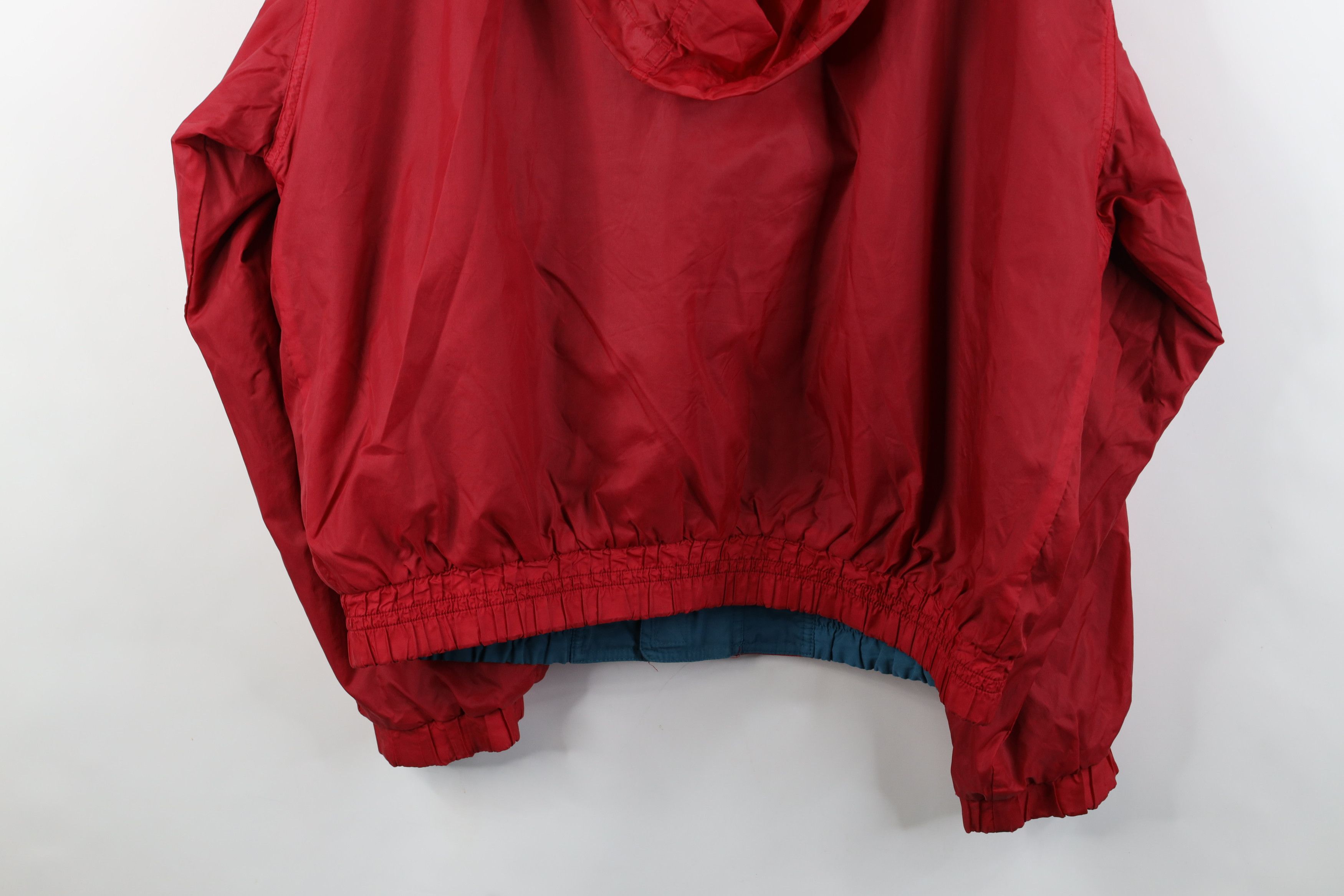 Vintage Vintage 90s Streetwear Reversible Hooded Sailing Jacket Size US XL / EU 56 / 4 - 18 Thumbnail