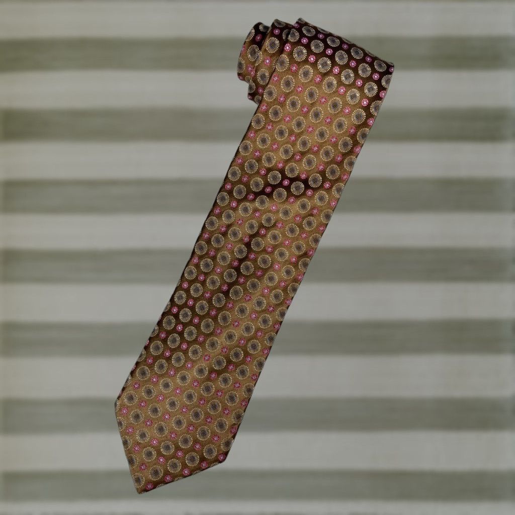 Ermenegildo Zegna Ermenegildo Zegna Silk Tie Men’s Floral Foulard Made in Italy Copper 3.75" Wide Long 61.75" Silk Tie Pre-owned in great condition Mens Size ONE SIZE - 1 Thumbnail