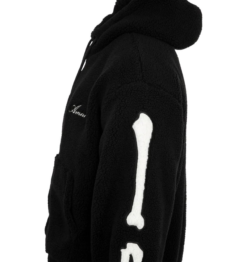 Amiri o1h1sh10526 Bones Fleece Zip Hoodie Size US XXL / EU 58 / 5 - 3 Thumbnail