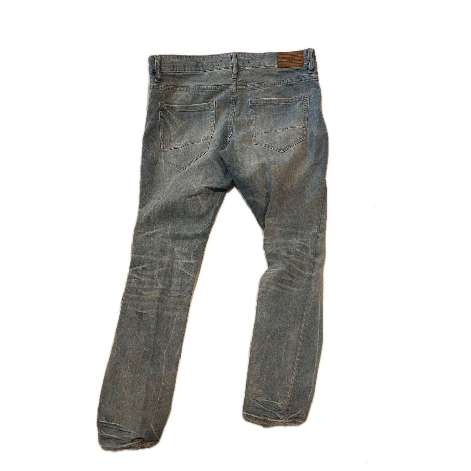 Jordan Craig Jordan Craig Distressed Ross Blue Jeans Mens 36x32 Size US 36 / EU 52 - 2 Thumbnail