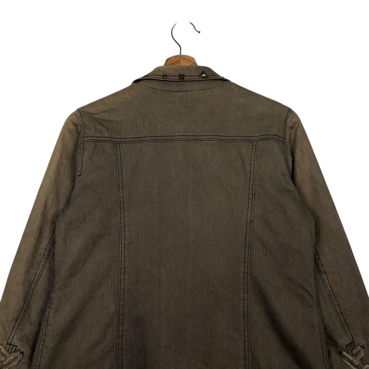 Japanese Brand 🔥CHORE BIKER JACKET ZIPPER ALGONQUINS HYSTERIC GLAMOUR Size US S / EU 44-46 / 1 - 10 Thumbnail