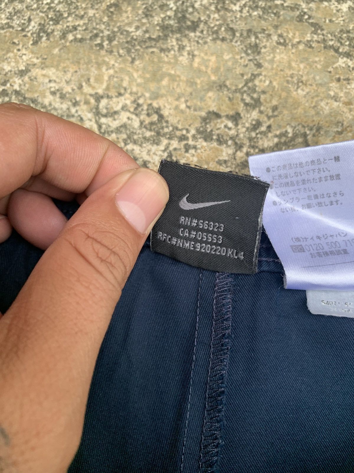 Nike × Vintage 2000s Nike Tennis Court Womens Navy Small Logo Shortpants Size 34" / US 12 / IT 48 - 8 Thumbnail