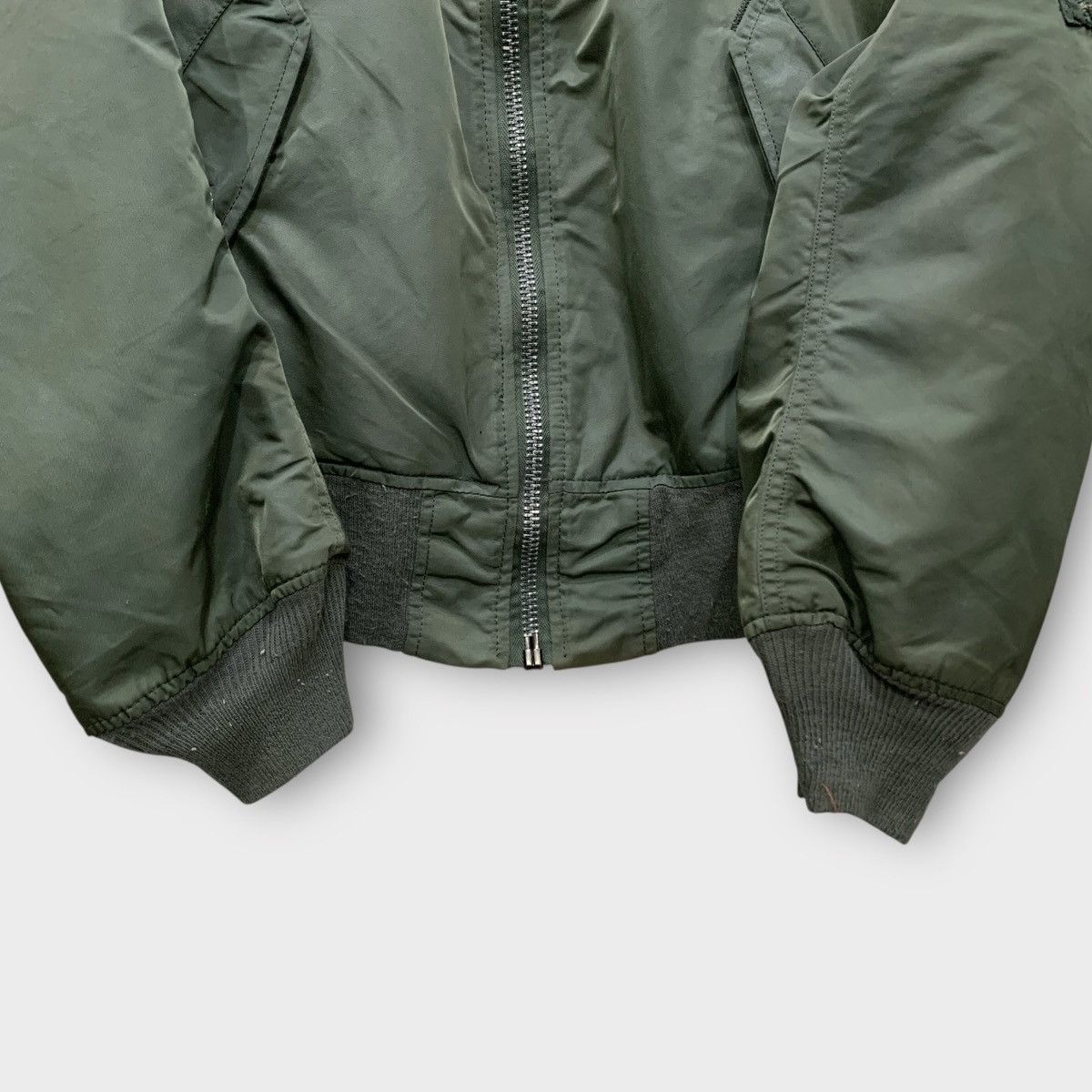 Alpha Industries Vintage USAF MA 1 Reversible Flight Bomber Jacket Size US M / EU 48-50 / 2 - 7 Thumbnail