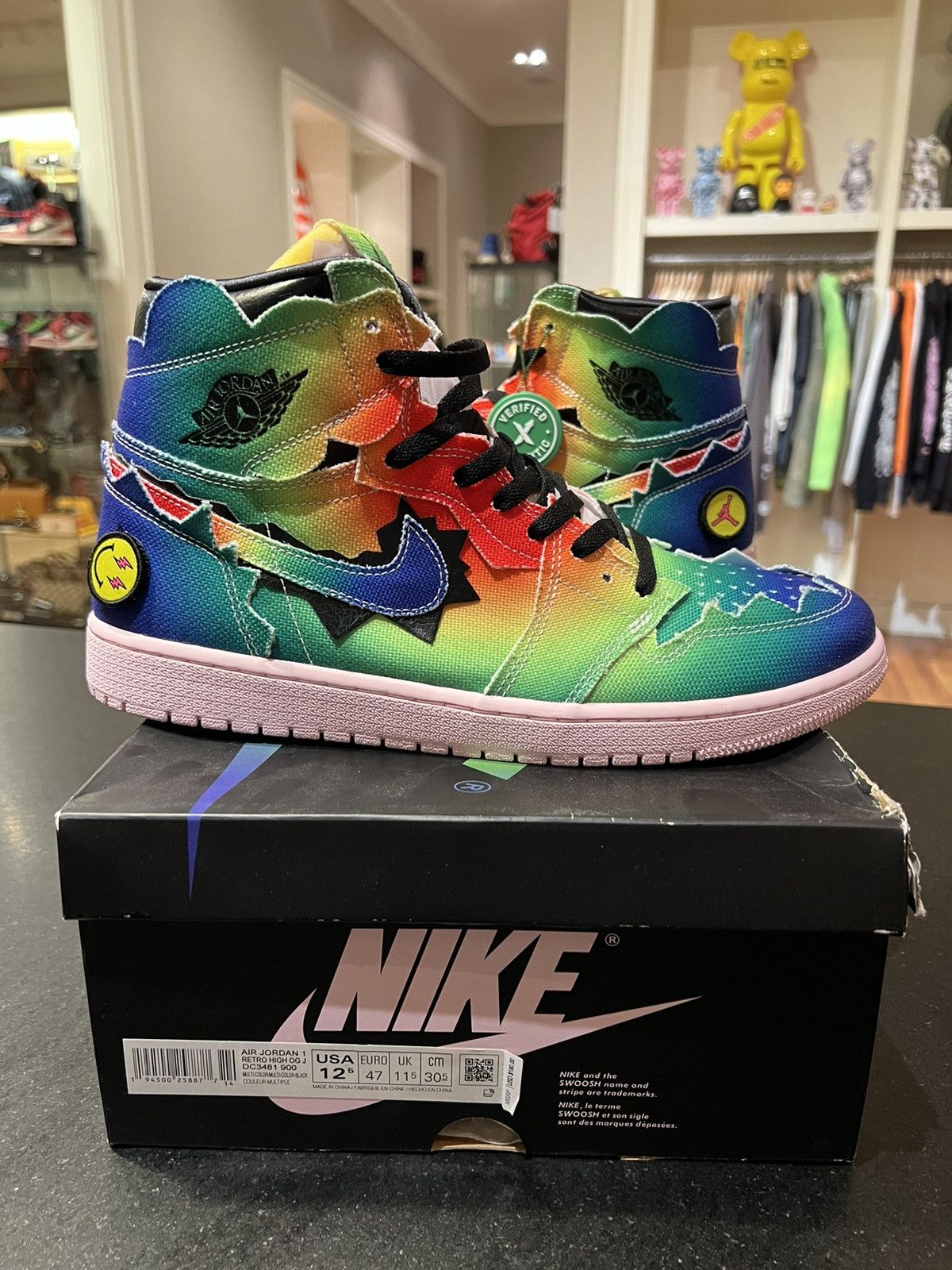 J Balvin Jordan Brand Jordan retro 1 high OG J Balvin Grailed