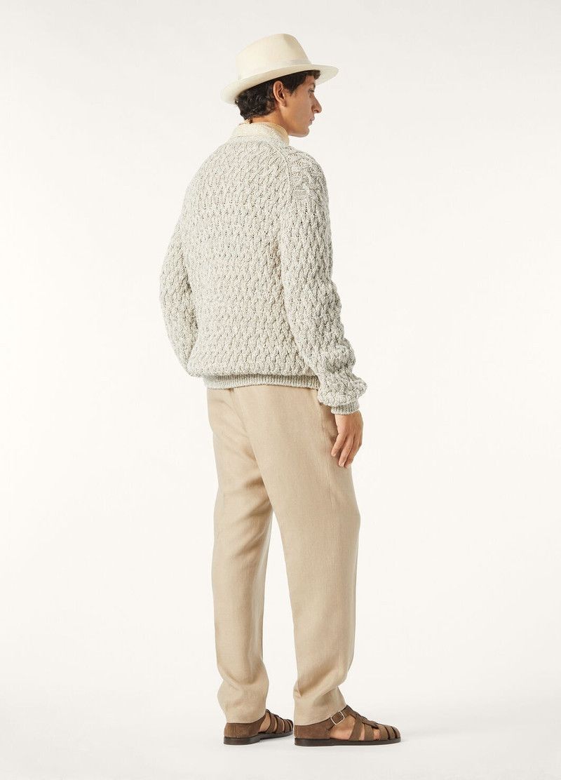 Loro Piana o1w1db10226 FAO9762 Torriggia Cardigan in Grey Size US S / EU 44-46 / 1 - 4 Thumbnail