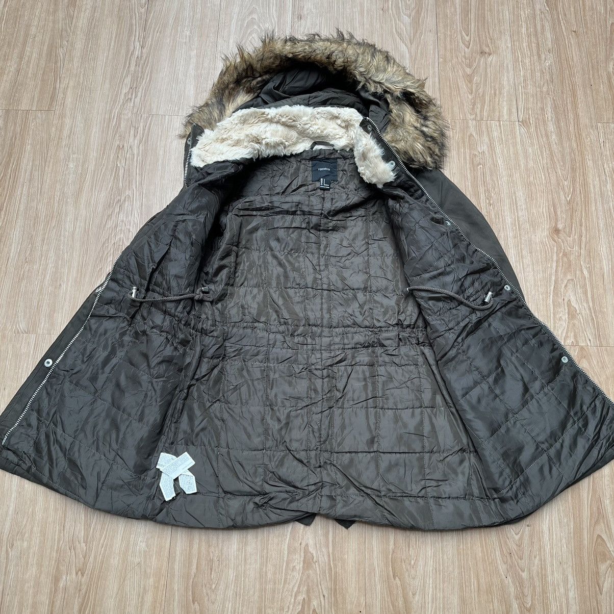 Forever 21 2000S Forever 21 Fur & Faux Jacket LGB Style Size S / US 4 / IT 40 - 4 Thumbnail