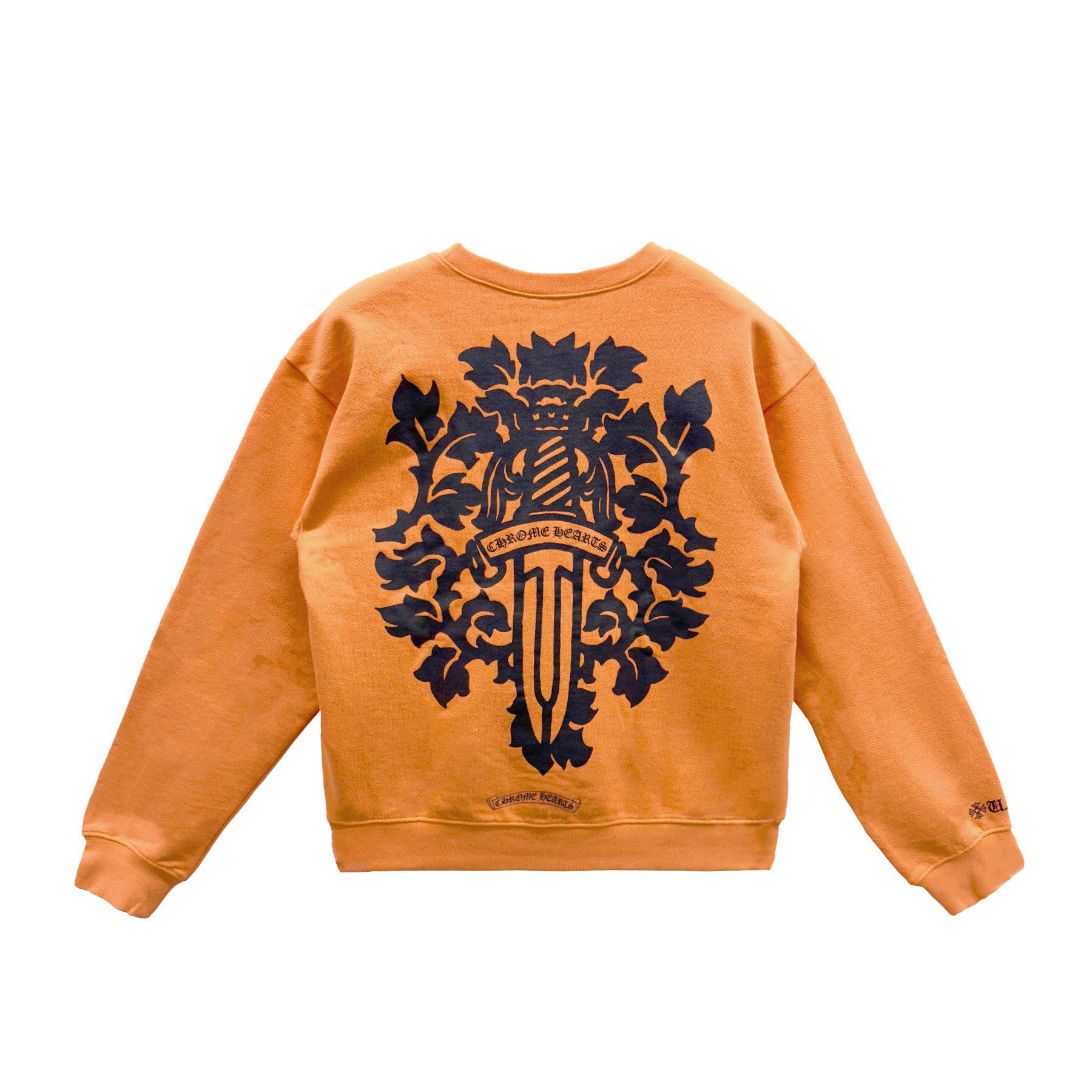 Chrome Hearts Chrome Hearts Vine Dagger Orange Crewneck Sweatshirt Size US M / EU 48-50 / 2 - 2 Thumbnail