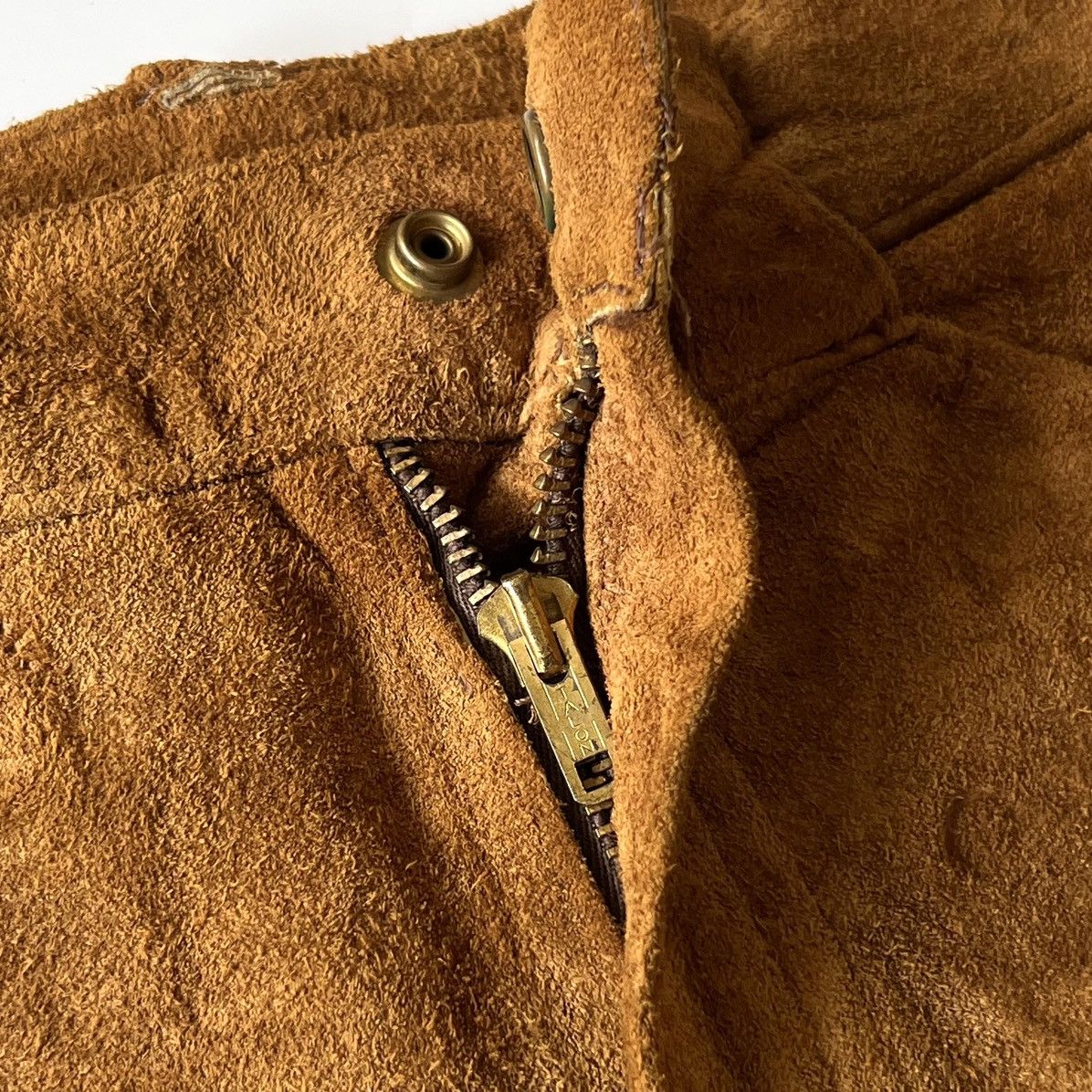 Other Vtg.SANTA FE Suede Flare Pants 70s Size US 28 / EU 44 - 4 Thumbnail