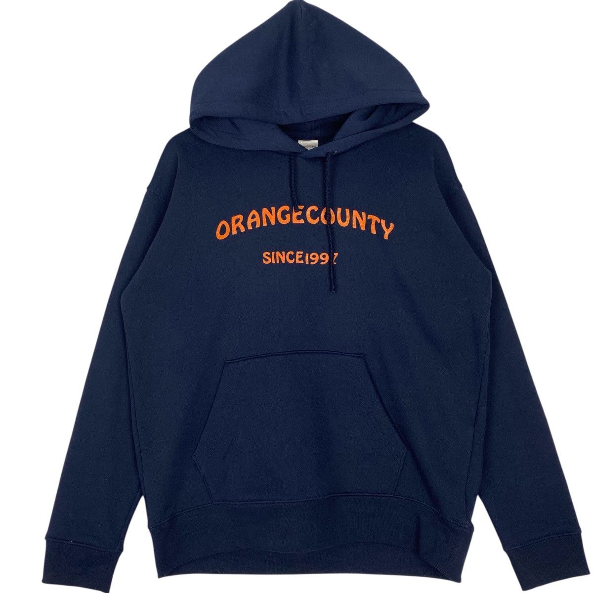 Other Vintage Orange County Hoodie Sweater Big Logo Navy Blue Size US L / EU 52-54 / 3 - 1 Thumbnail