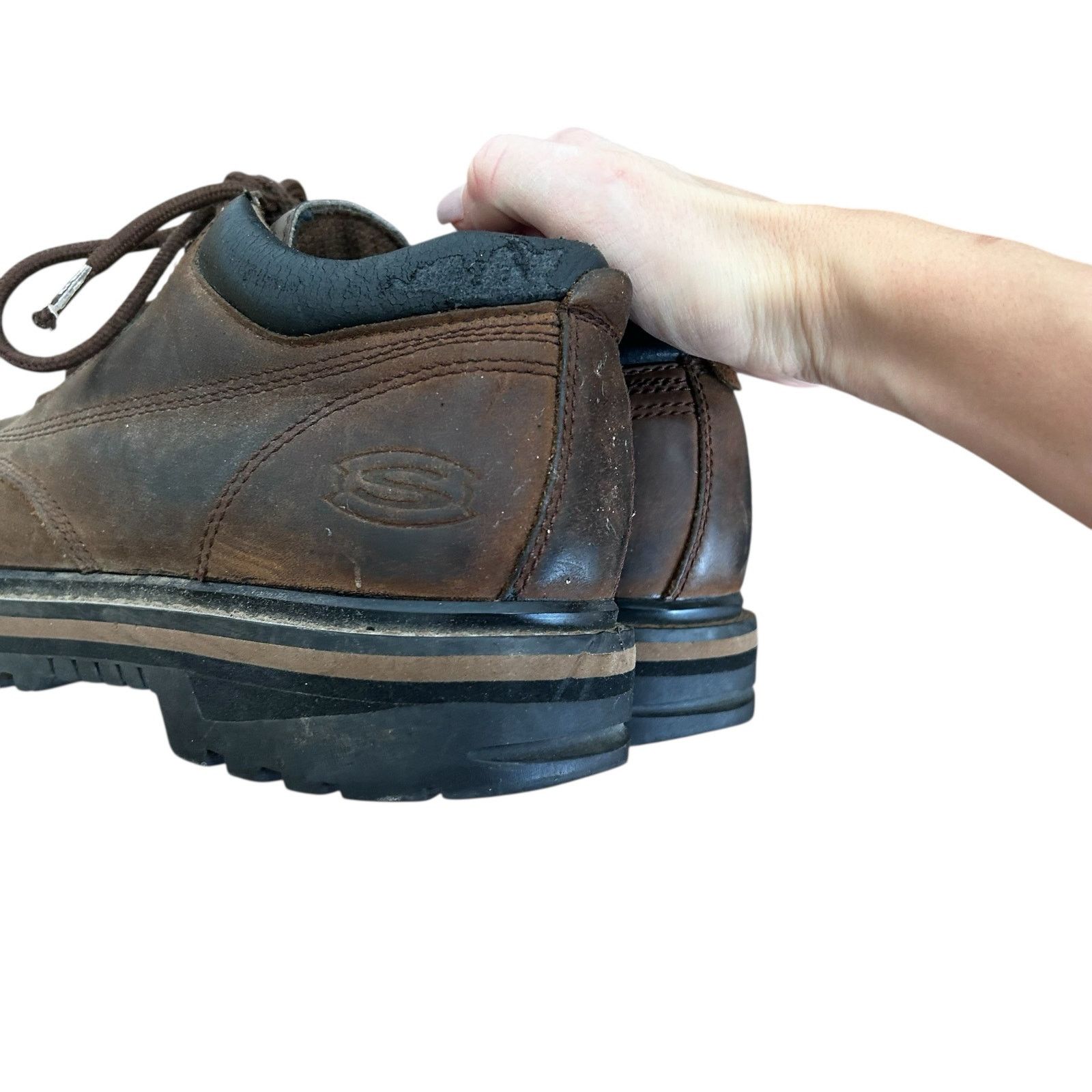 SKECHERS Vintage Skechers Brown Leather Shoes Sz 9 Size US 9 / EU 42 - 6 Thumbnail