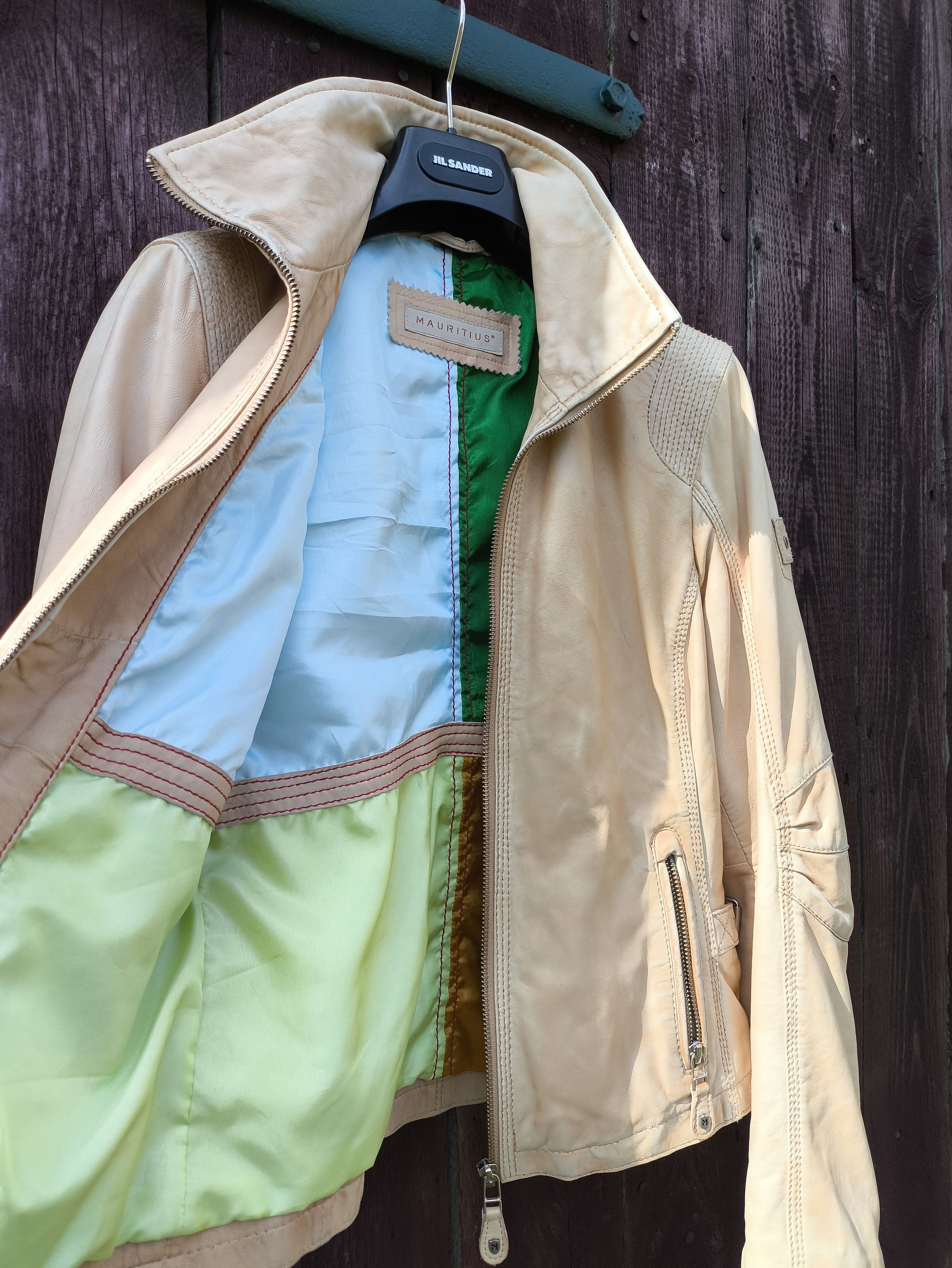 Leather Mauritius leather women's jacket S Size M / US 6-8 / IT 42-44 - 7 Thumbnail