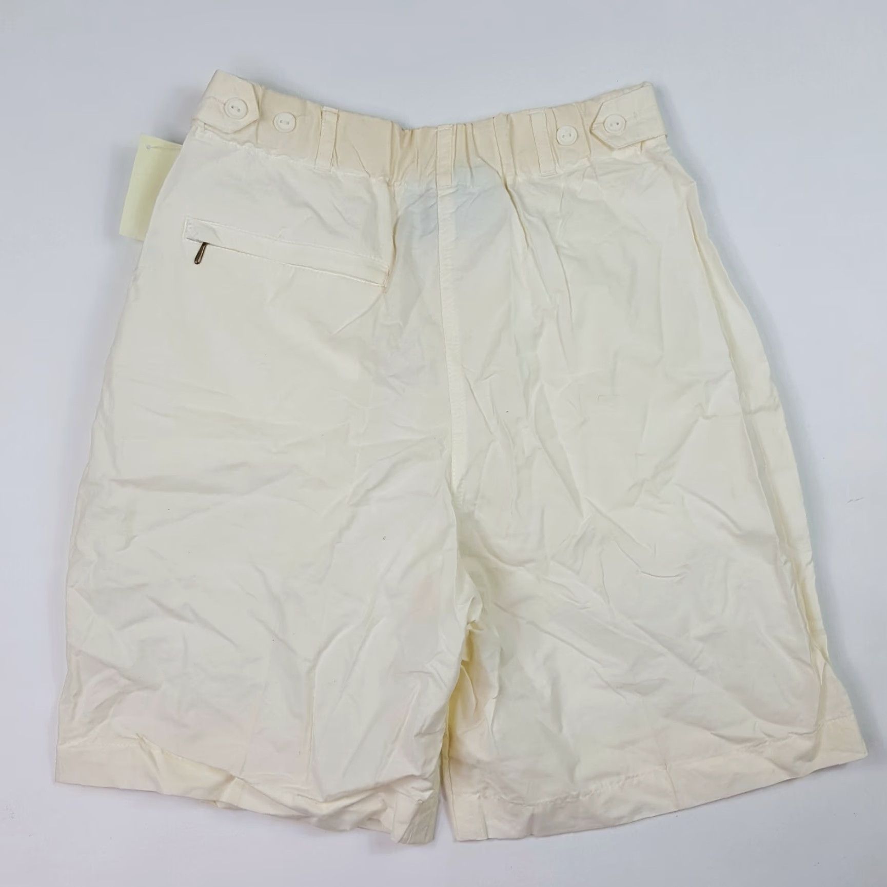 Rockport VTG Rockport Womens Size Small Cream Pleated Golf Chino Retro Outdoor Shorts Size 26" / US 2 / IT 38 - 5 Thumbnail