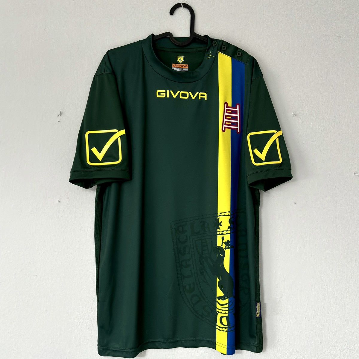 Other 2017 2018 Chievo Verona Givova Third Kit Soccer Jersey Shirt Size US L / EU 52-54 / 3 - 2 Thumbnail