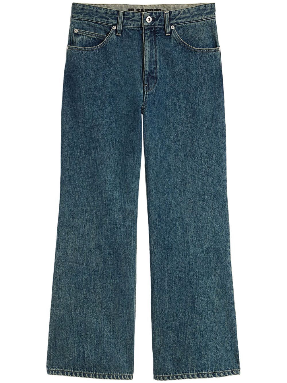 Jil Sander DENIM WIDE-LEG JEANS Size 26" / US 2 / IT 38 - 1 Thumbnail