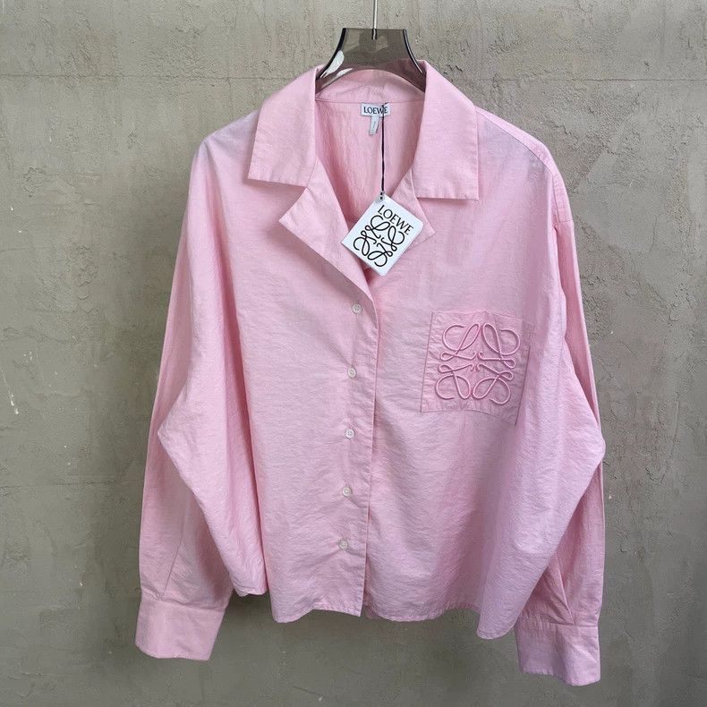 Loewe loewe Cherry blossom pink pocket embroidered large logo lon Size US M / EU 48-50 / 2 - 1 Thumbnail